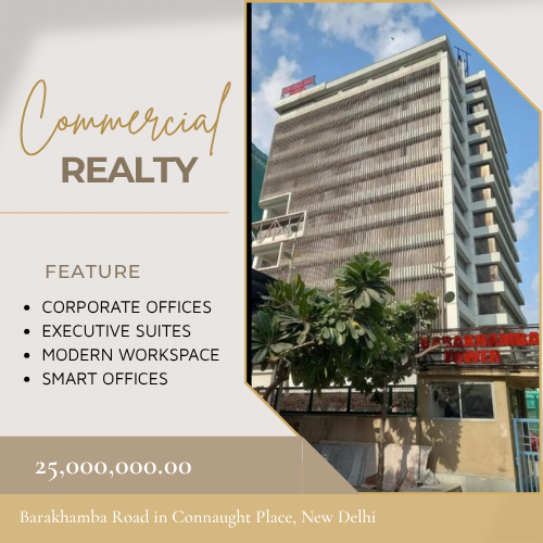 Barakhamba Tower Commercial Office Space on Barakhamba Road